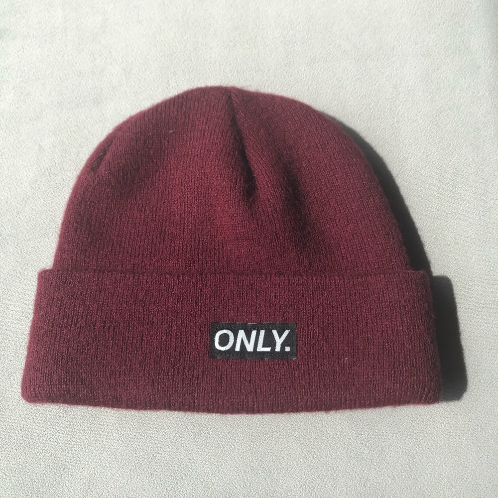 Only. ~ Beanie Winter Toque ~ Burgundy